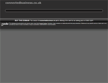 Tablet Screenshot of connectedbusiness.co.uk